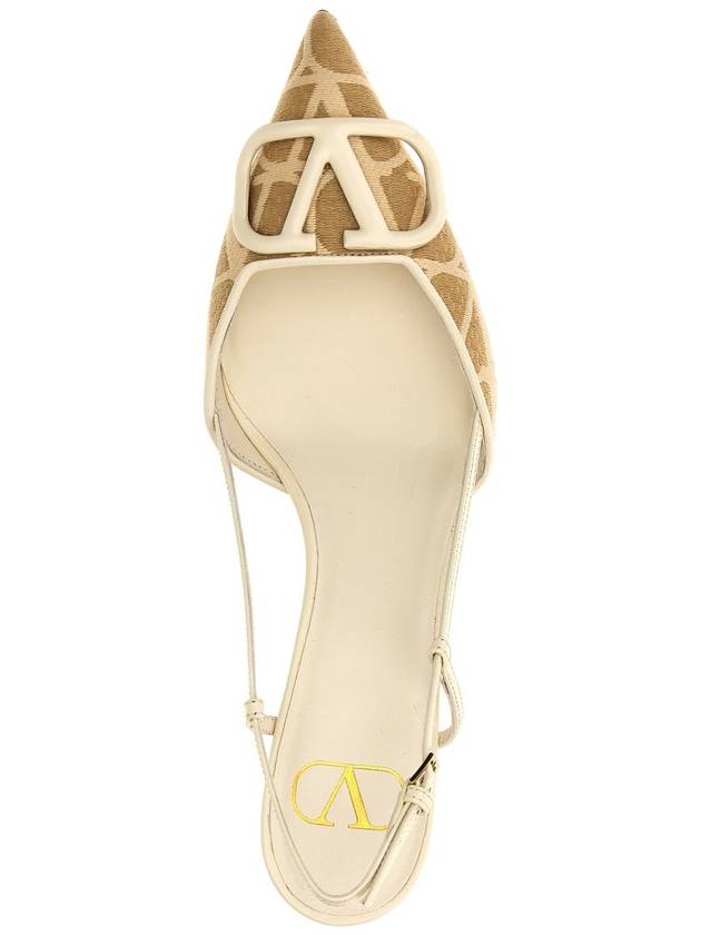 Valentino Garavani Valentino Garavani 'Vlogo Signature' Slingbacks - VALENTINO - BALAAN 4