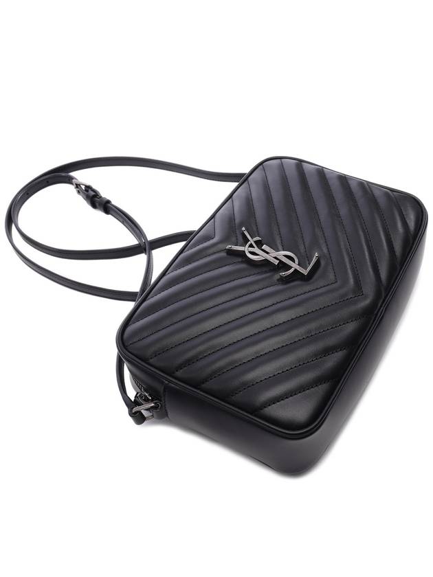 Roux Quilted Cross Bag Black - SAINT LAURENT - BALAAN 6