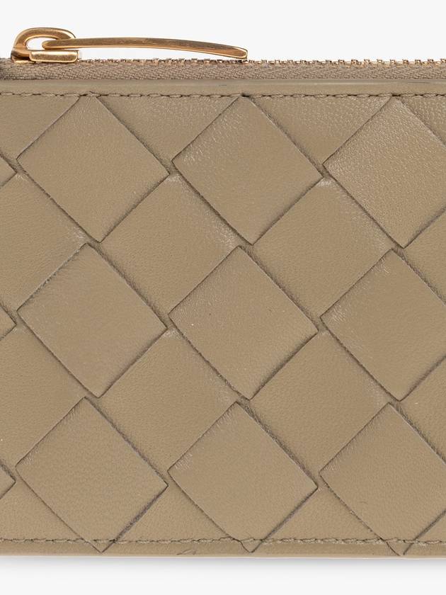 Intrecciato Zipper Card Wallet Taupe - BOTTEGA VENETA - BALAAN 6