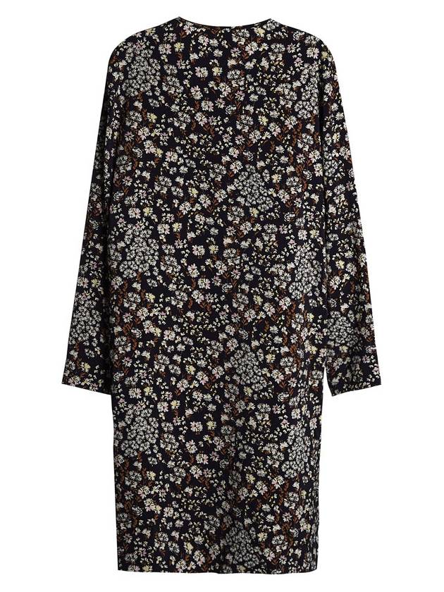 Favella Floral Printed Midi Dress Balck - MAX MARA - BALAAN 3