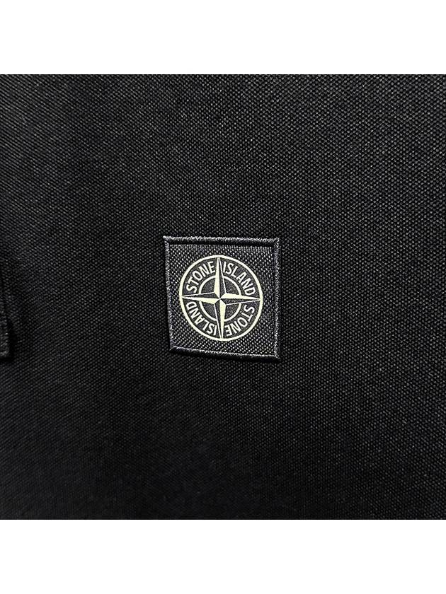 Kids Logo Patch Polo Short Sleeve T Shirt 6 8 Black 791621348 V0029 - STONE ISLAND - BALAAN 4