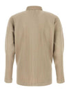 Homme Pliss Issey Miyake Cardigan HP48JJ111 43 GRAIN BEIGE - ISSEY MIYAKE - BALAAN 3