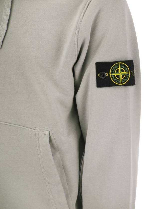 Hoodie with Stone Island badge - STONE ISLAND - BALAAN 4