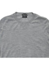 Men's Cashmere Silk Knit Top Grey - TOM FORD - BALAAN 4