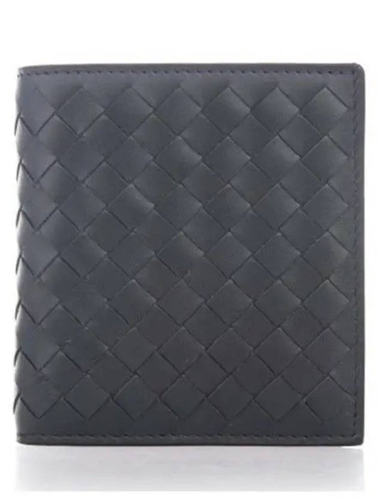 Intrecciato Small Folder Half Wallet Dark Grey - BOTTEGA VENETA - BALAAN 2