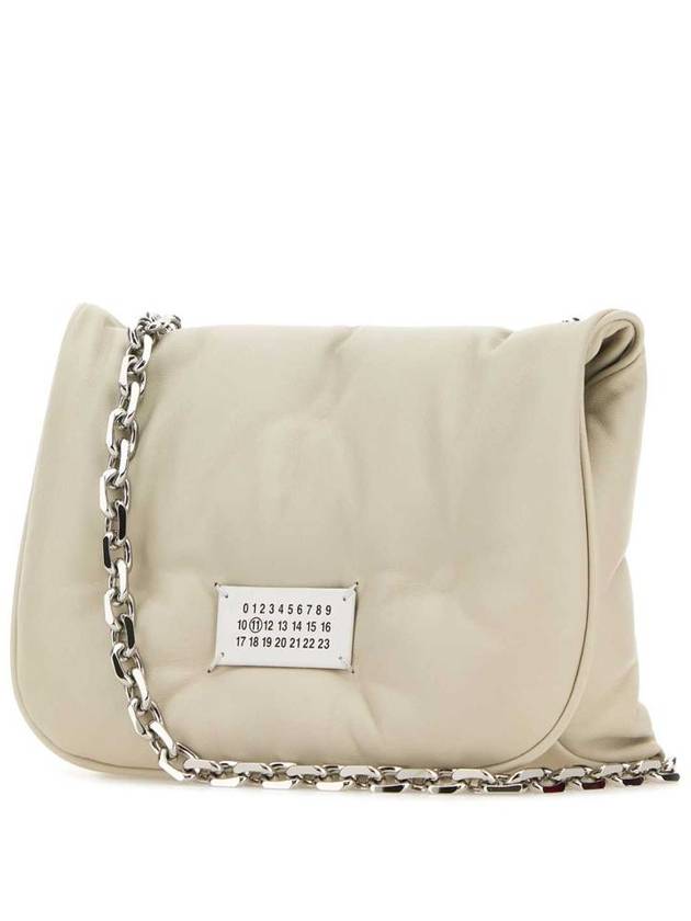 Glam Slam Logo Flap Cross Bag Greige - MAISON MARGIELA - BALAAN 3