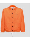 Logo Button Windbreaker Orange - MSGM - BALAAN 2