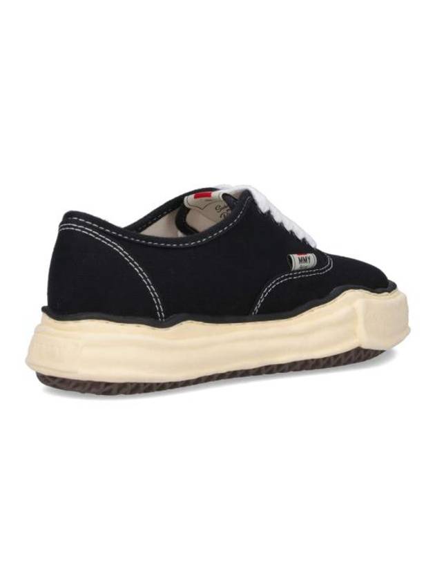 Baker OG Sole OD Canvas Low-top Sneakers Black - MAISON MIHARA YASUHIRO - BALAAN 5