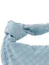 Jodie Intrecciato Small Tote Bag Teal Washed - BOTTEGA VENETA - BALAAN 10