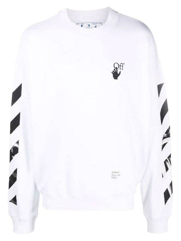 Caravaggio Arrow Sweatshirt White - OFF WHITE - BALAAN 1