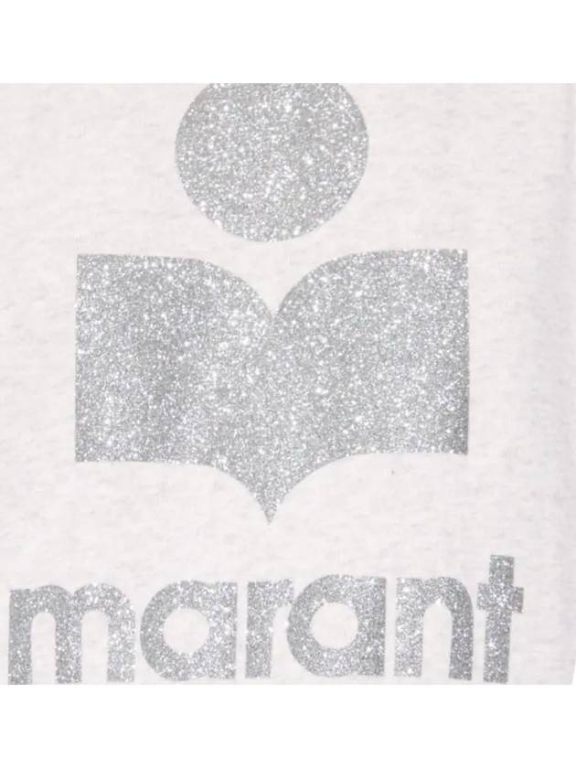 Women's Moby Logo Print Sweatshirt Ecru - ISABEL MARANT ETOILE - BALAAN.