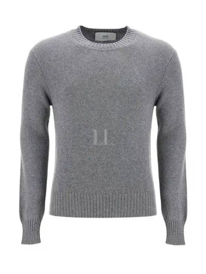 Alexandre Mattiussi Crew Neck Knit Top Grey - AMI - BALAAN 2