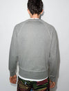 Grenoble Quilted Logo Crew Neck Sweatshirt Gray - MONCLER - BALAAN 6