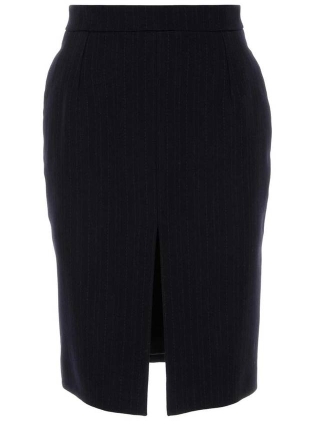 Short Skirt 762647 Y5H334127 BLUE - SAINT LAURENT - BALAAN 2