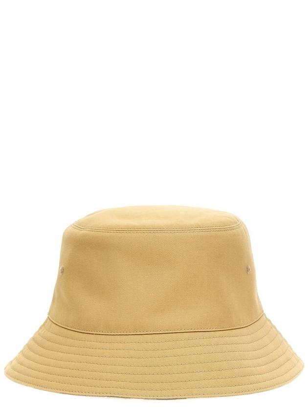 Check Pattern Reversible Bucket Hat Flax - BURBERRY - BALAAN 4