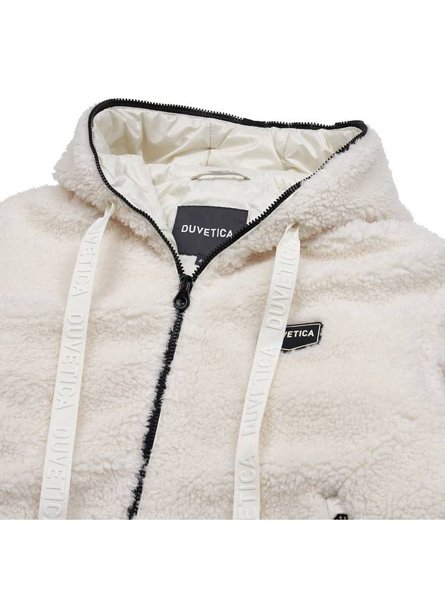 Women's Premuda Down Fur Jacket White - DUVETICA - BALAAN 9