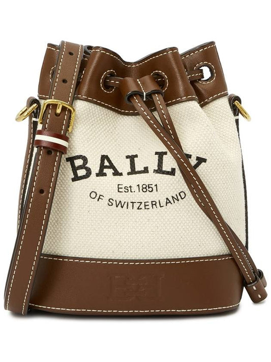 Cleoh Fabric Bucket Bag Beige - BALLY - BALAAN 2