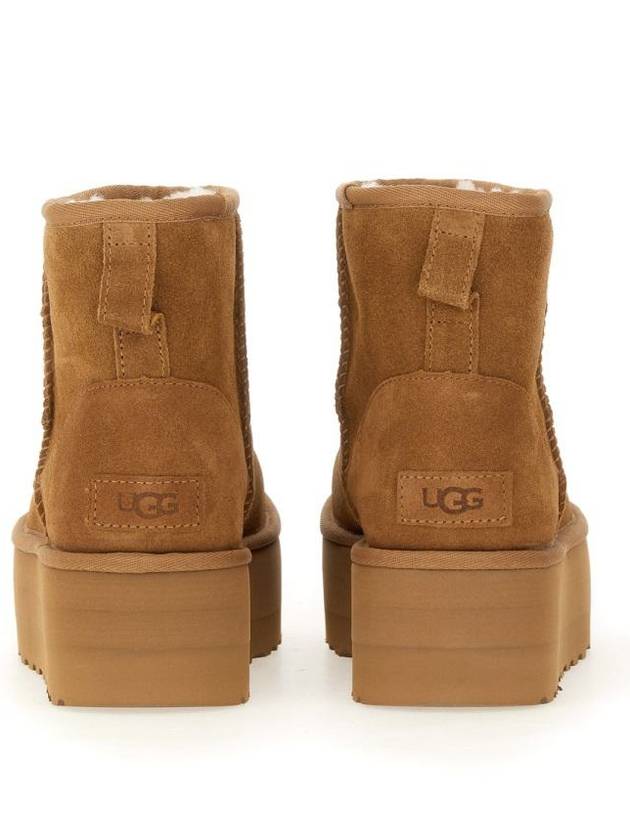 Classic Mini Platform Suede Winter Boots Chestnut - UGG - BALAAN 5