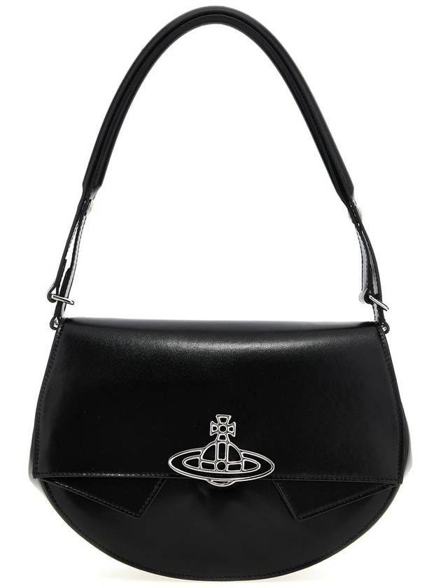 ORB Logo Shoulder Bag Black - VIVIENNE WESTWOOD - BALAAN 2