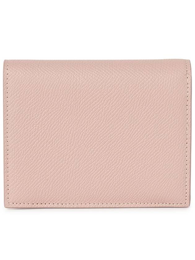 Gancini Compact Half Wallet Pink - SALVATORE FERRAGAMO - BALAAN 3