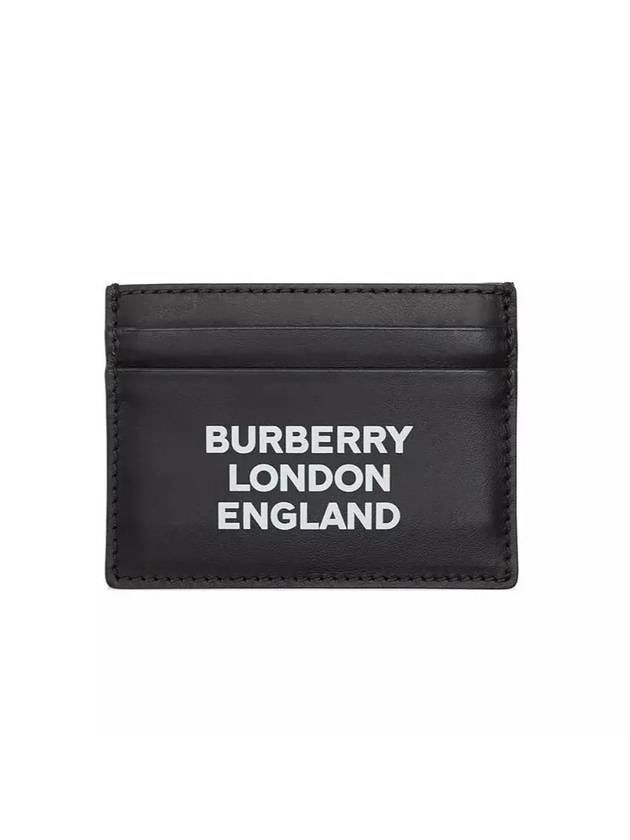 logo print double card wallet - BURBERRY - BALAAN 2