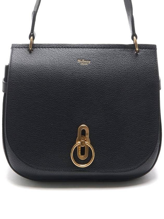 Women's Amberley Leather Shoulder Bag Black - MULBERRY - BALAAN 2