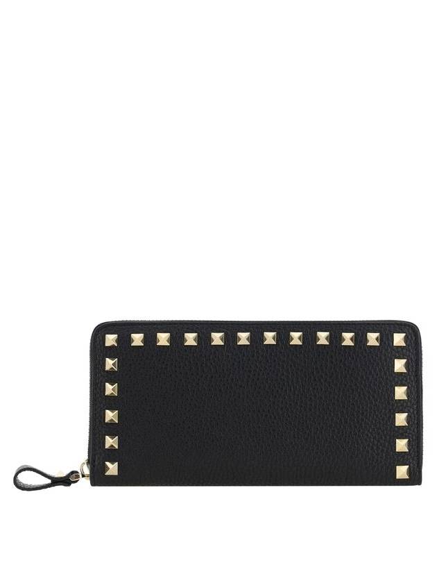 Rockstud Long Wallet Black - VALENTINO - BALAAN 2