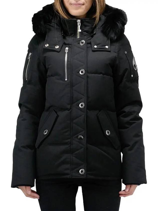 Original Threequarter Jacket Black Fur Black - MOOSE KNUCKLES - BALAAN 2