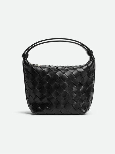 Candy Wallace Intrecciato Tote Bag Black - BOTTEGA VENETA - BALAAN 2