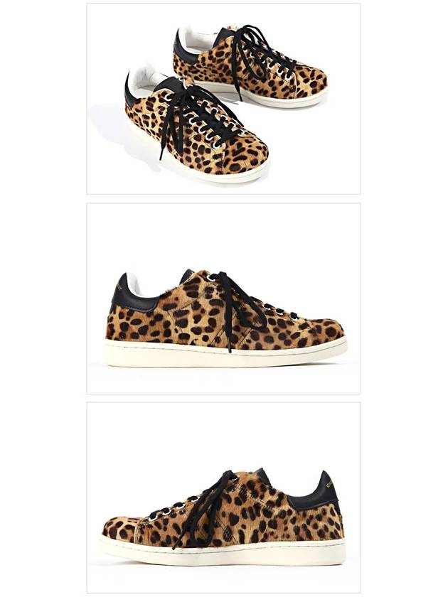 Leopard Songchi Bart Low-Top Sneakers Brown - ISABEL MARANT - BALAAN 3