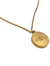 Enamel Medusa Pendant Necklace Black Gold - VERSACE - BALAAN 4