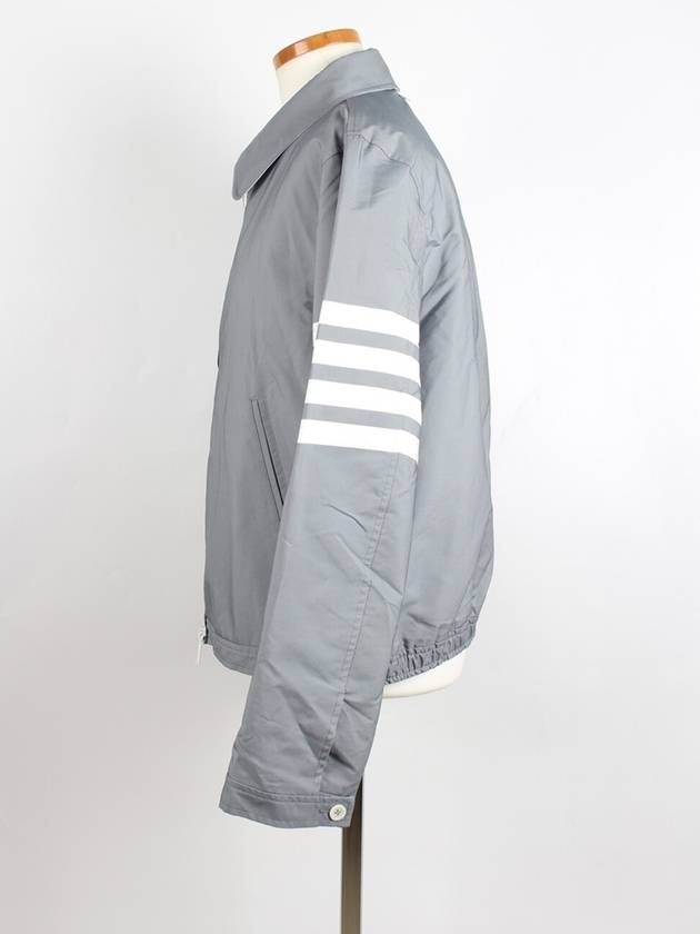 Golf Tech Three Stripe Zip Up Jacket 1 - THOM BROWNE - BALAAN 3