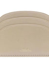 Demi Lune Card Wallet Light Beige - A.P.C. - BALAAN 5