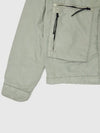 Lens Wappen Hooded Jacket Sage - CP COMPANY - BALAAN 6