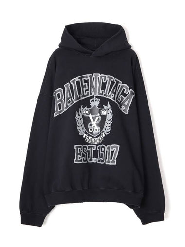 DIY College Medium Fit Hoodie Black - BALENCIAGA - BALAAN 1