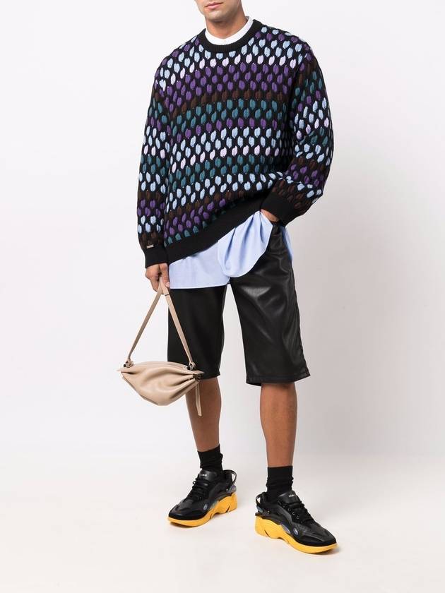 Men's Color Block Crew Neck Knit Top - KOCHE - BALAAN 6