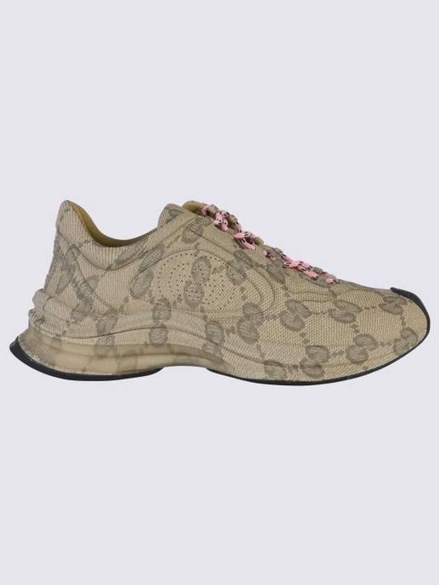 Run Low Top Sneakers Beige - GUCCI - BALAAN 2