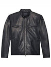 Winmore cracked leather jacket black - THEORY - BALAAN 2