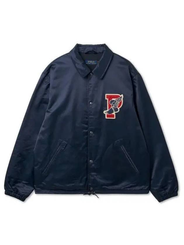 P wing satin COACH jacket navy 410 - POLO RALPH LAUREN - BALAAN 1