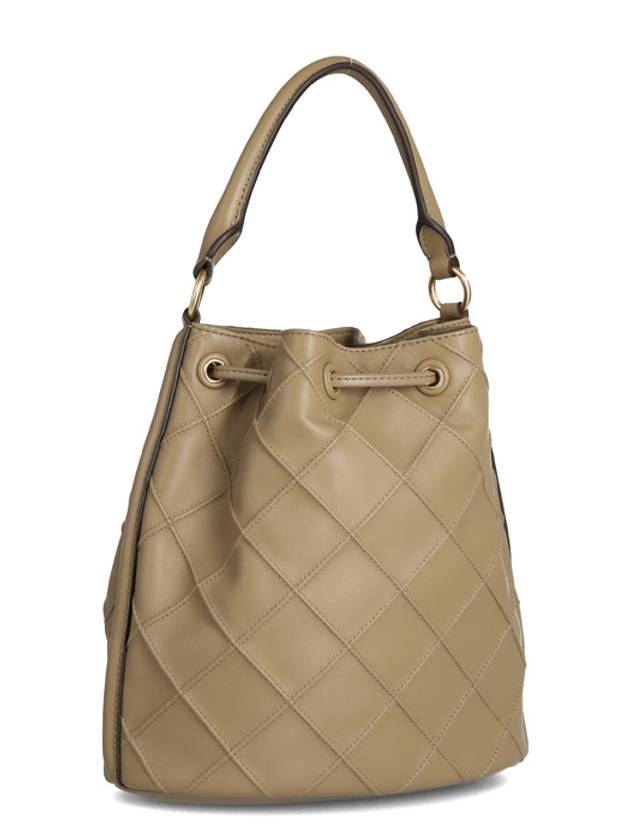 Flaming Large Soft Bucket Bag Beige - TORY BURCH - BALAAN.