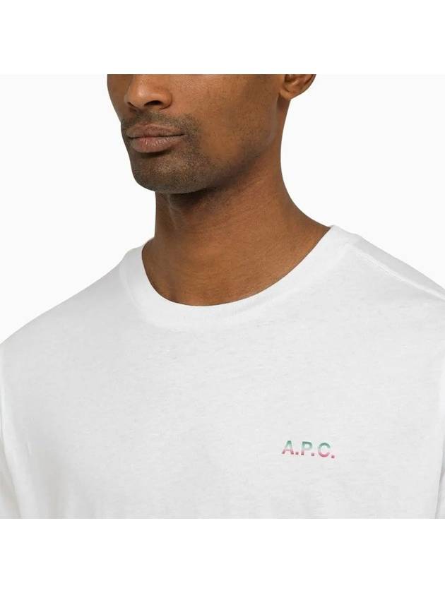 Nolan Short Sleeve T-Shirt White - A.P.C. - BALAAN 4