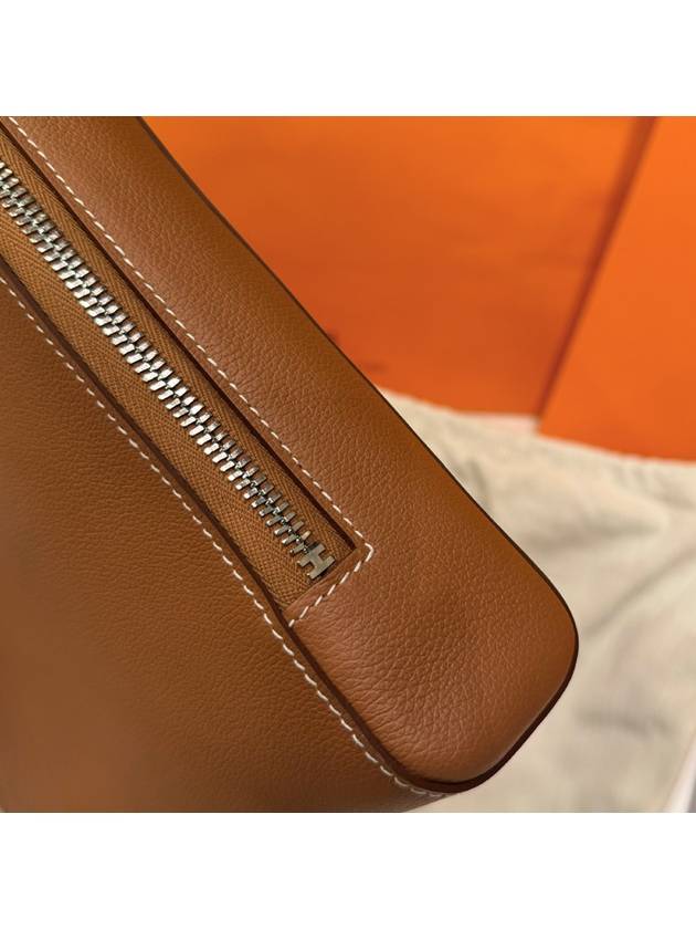 Victoria Light Brief Case Camel - HERMES - BALAAN 4