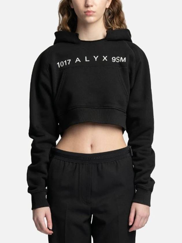 Women s Logo Crop Hoodie Hooded Top aawsw0186fa01 - 1017 ALYX 9SM - BALAAN 1