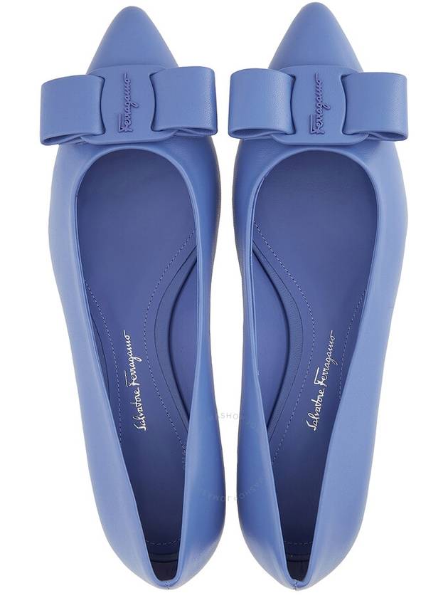 Salvatore Ferragamo Ladies Blue Viva Ballet Flat, Size 7 - SALVATORE FERRAGAMO - BALAAN 3