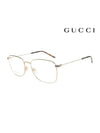 Eyewear Square Metal Eyeglasses Gold - GUCCI - BALAAN.