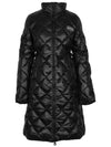 Women's Nosadella Quilted Long Padding Black - DUVETICA - BALAAN 3