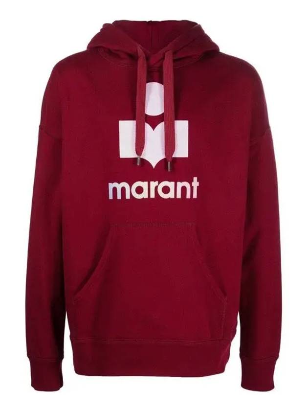 Miley Gradient Logo Hoodie Burgundy - ISABEL MARANT - BALAAN 2