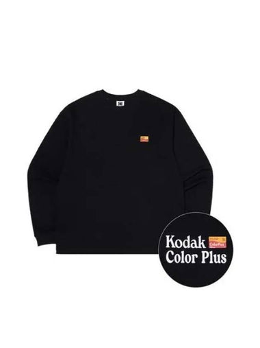 KODAK Apparel Film Graphic Semi Overfit Long Sleeve T Shirt BLACK - KODO - BALAAN 1