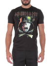 Army Skull Short Sleeve T-Shirt Black - GIVENCHY - BALAAN.