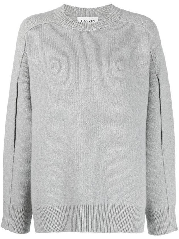 Lanvin Rd Nk Cape Back Jumper Clothing - LANVIN - BALAAN 1